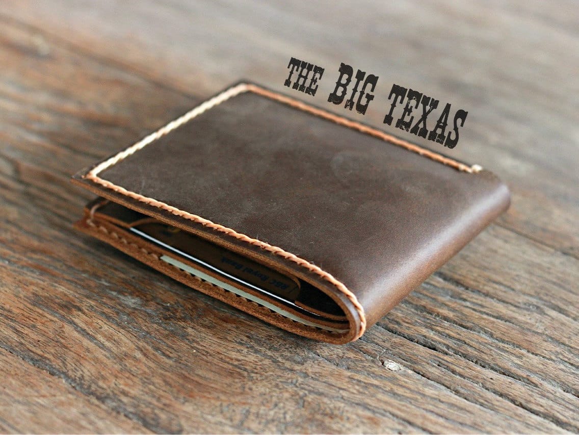 Mens Big Texas Leather Wallet Personalized – JooJoobs