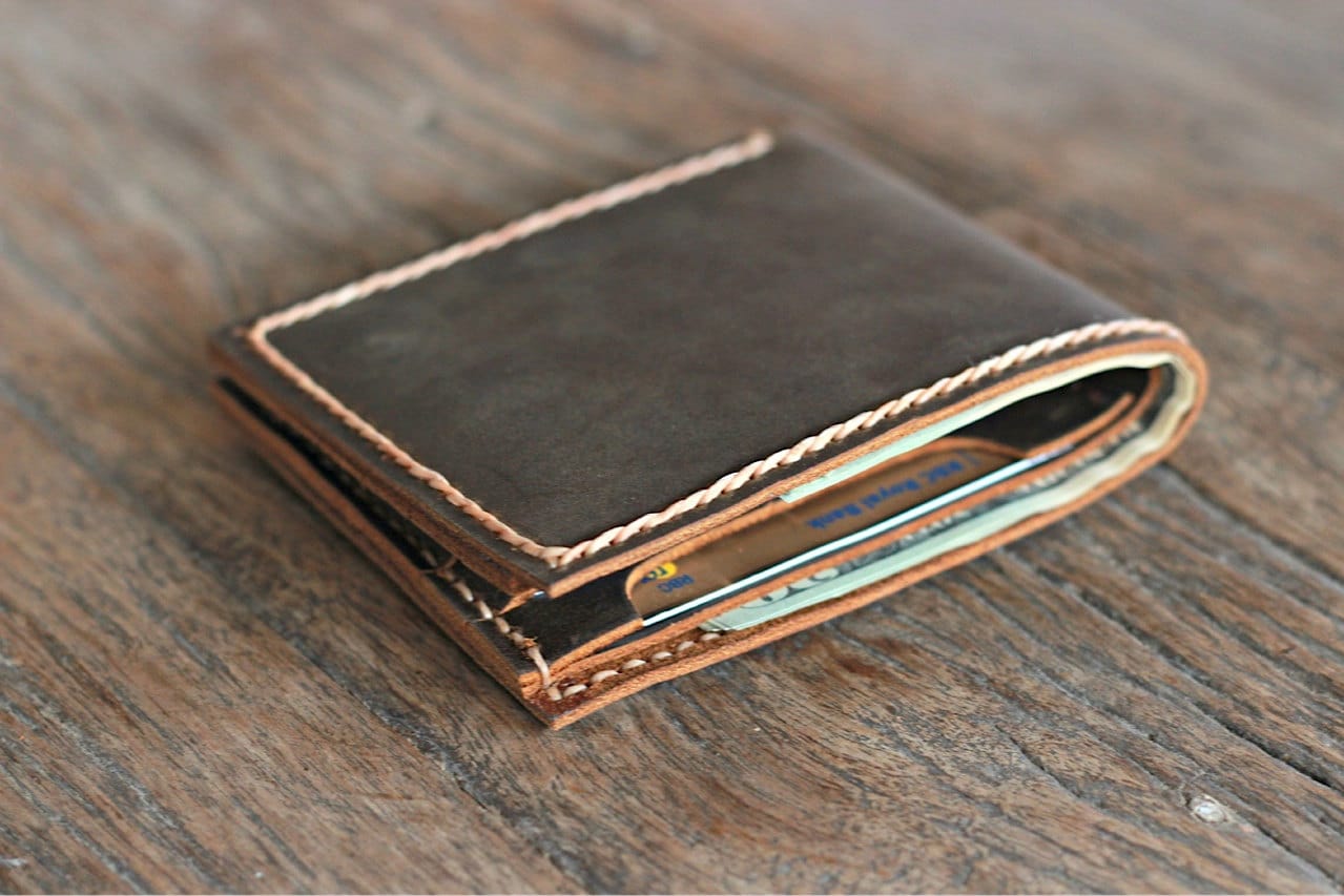 Mens Big Texas Leather Wallet Personalized JooJoobs