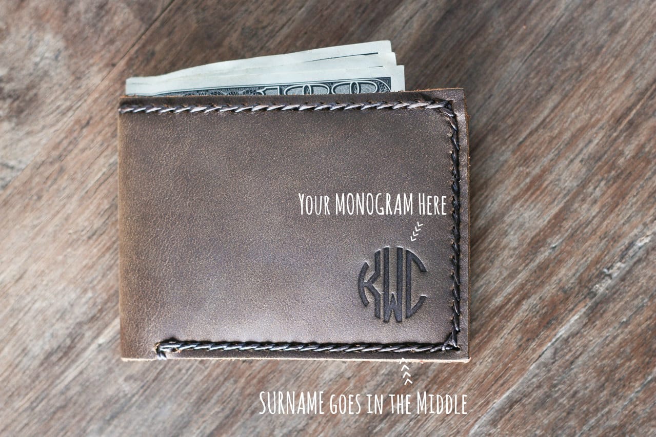 Slim Mens Wallet Personalized - JooJoobs