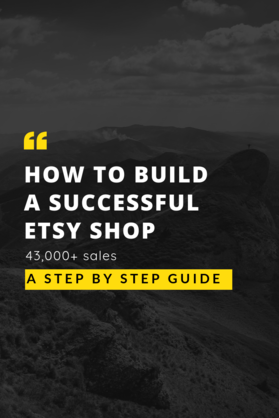 how to build a successful etsy shop