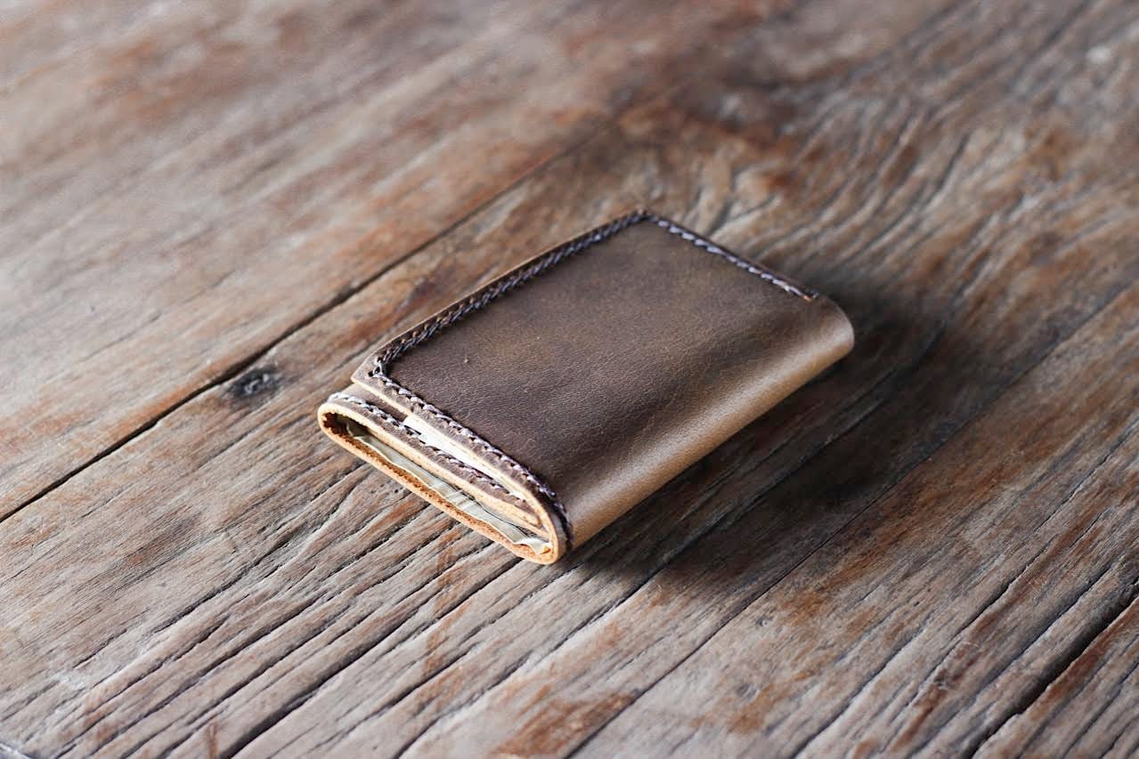 Mens Trifold Wallet [Handmade] [Personalized] [Free Shipping]