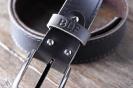 Leather Belt with ninja HIDDEN Pocket - 091