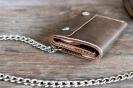 Leather Trifold Chain Wallet 3