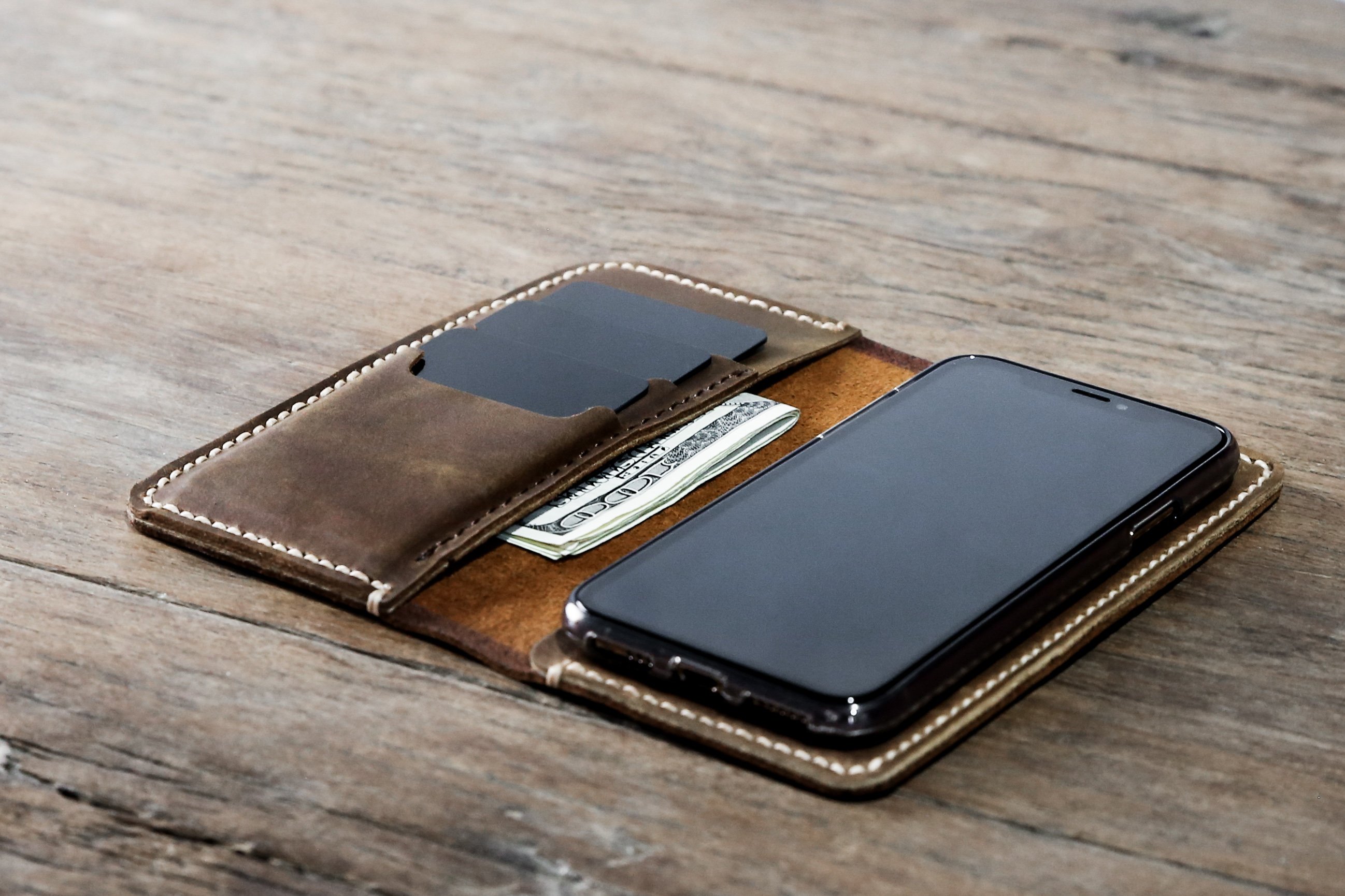 iPhone 11 Pro MAX Leather Wallet [Free Shipping] [Personalized]