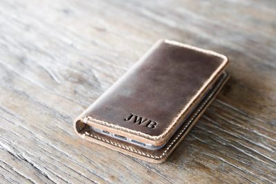leather iPhone wallet