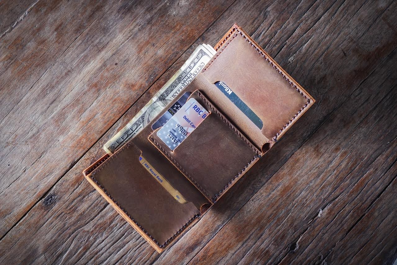 Mens Trifold Wallet Personalized - JooJoobs