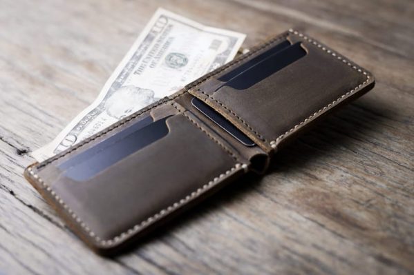 Best Man Leather Wallet [Handmade] [Personalized] [Wedding Gift Idea]