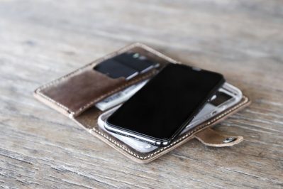 iPhone 13 Wallet Case with Closure [Handmade] [Personalized]