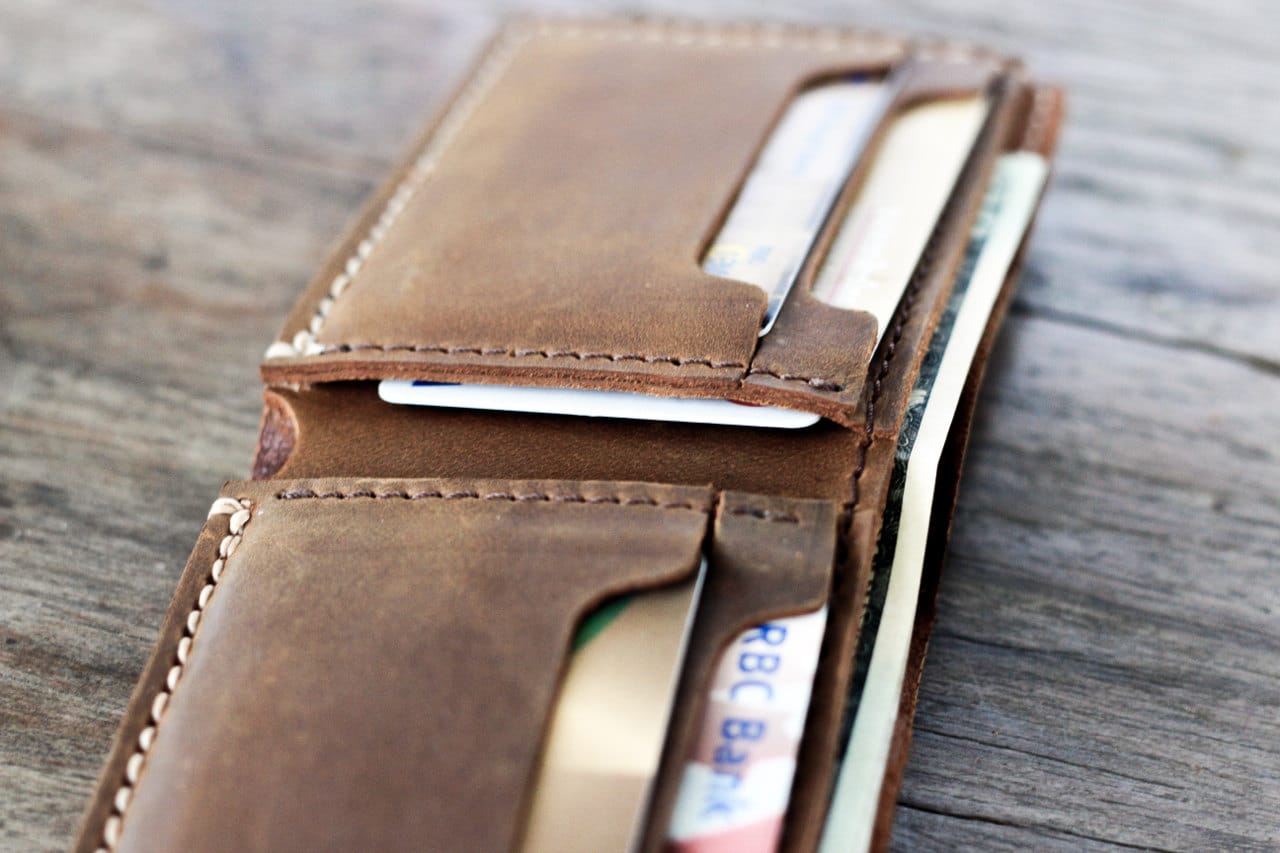 Leather Wallet Rounded Edges JooJoobs