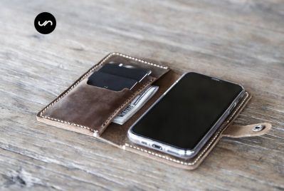 Leather iPhone Wallet Case with Closure [Free Shipping][Pick Your Device] 2