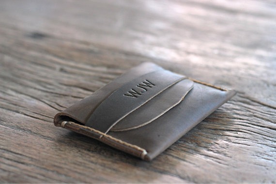 Leather Front Pocket Wallet | Handmade Envelop Sleeve Design