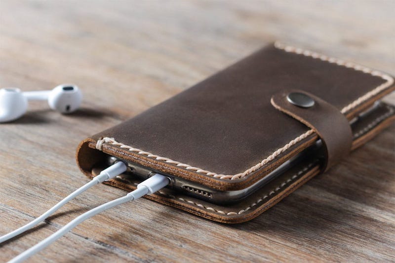 Leather iPhone 11 Pro MAX Wallet Case [Free Shipping][Pick Your Device]
