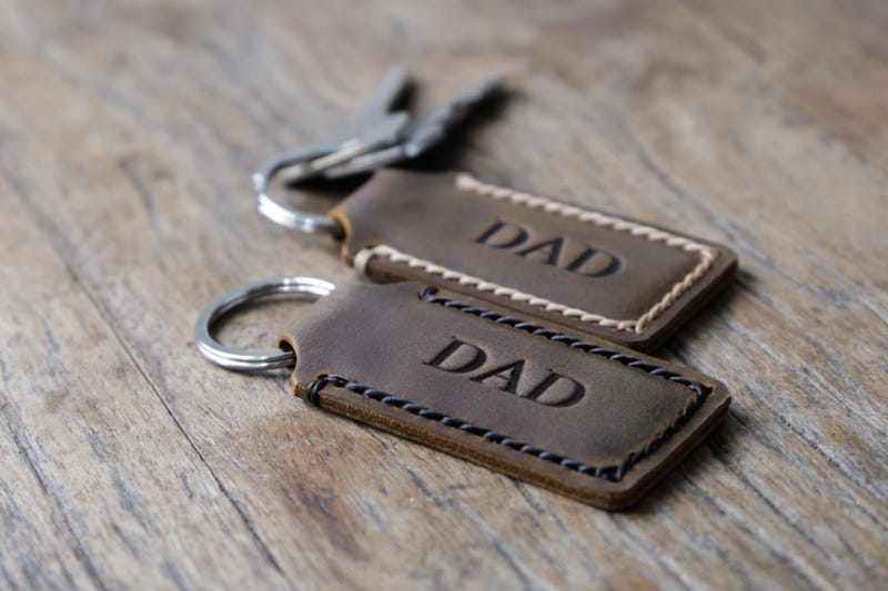 Personalized Leather Keychain 3