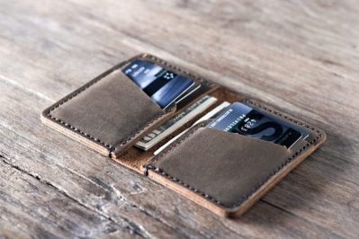 Personalized Handmade Leather Wallet [Card Holder][Free Shipping] 2