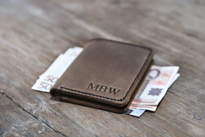 Minimalist Euro Wallet [Handmade] [Personalized] [Free Shipping]