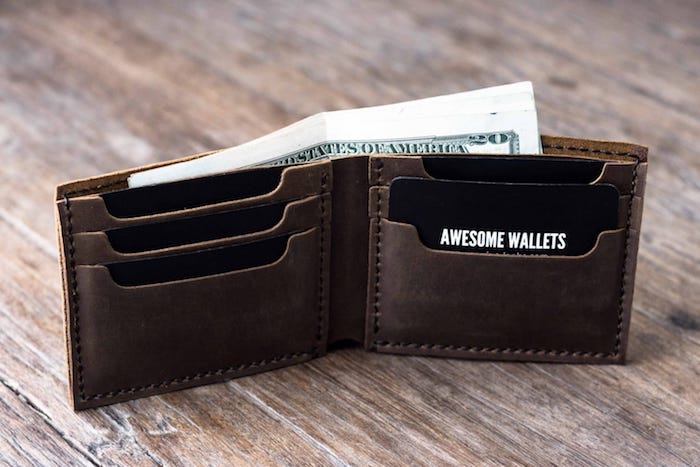 Big Texas Leather Bifold Wallet