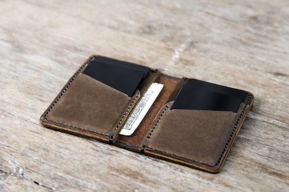 Inside of Leather Card Wallet