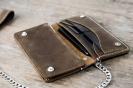 Leather Biker Wallet (Long) 7