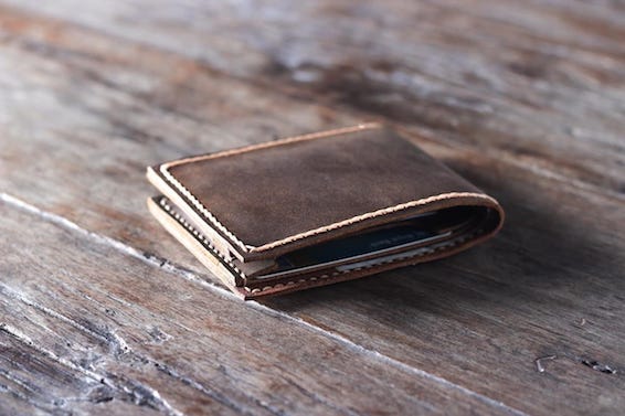 Traditional Mens Bifold Wallet