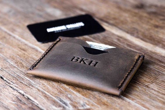 Leather Minimalist Wallet