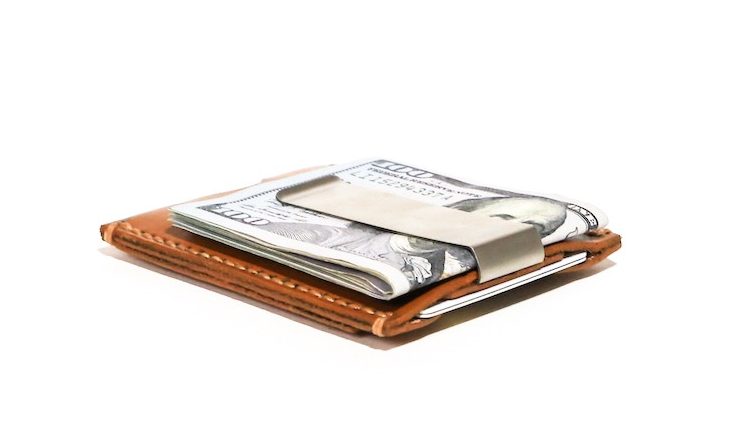 credit card wallet with money clip