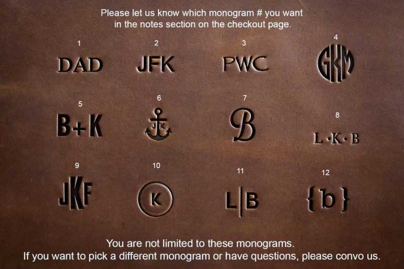 Monogram samples