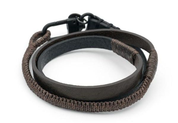 Caputo & Co. Hand-Knotted Triple Wrap Bracelet