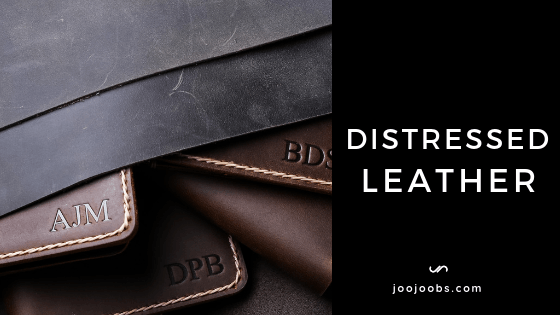 distressed leather