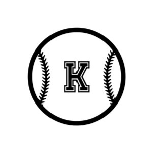baseball monogram baseball monogram